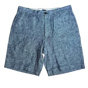 J. Crew Men's Shorts Linen Chino Cotton